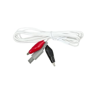 Câble avec pinces crocodiles 3,5 cm : compatible avec l'électrostimulateur d'acupuncture ITO ES-130