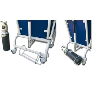 Porte bouteille d'oxygène en métal pour Fauteuils Kinefis : Statique, Sincros, Libertés, Dynamique, Cinétique