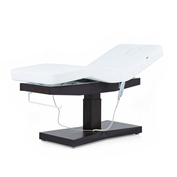 Table de massage électrique ULNA PLUS avec 3 moteurs et base en bois