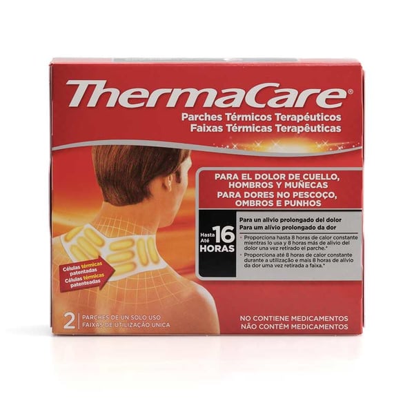 Thermacare Cou et Épaule : Patchs Thermiques Thérapeutiques pour les Douleurs au Cou, aux Épaules et aux Poignets (Pack de Deux)