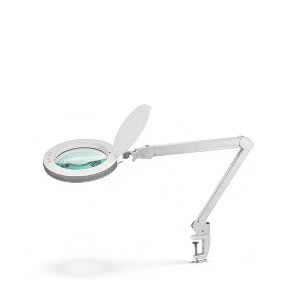 Lampe LED avec loupe grossissante x5 WIDEN : pour des traitements de précision