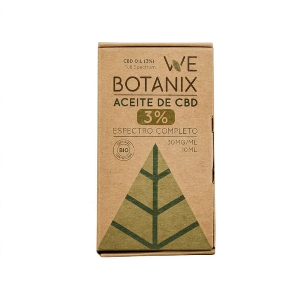 Huile de CBD 3% BIO 10ml WeBotanix : Issu de chanvre biologique et 99% d'agriculture biologique