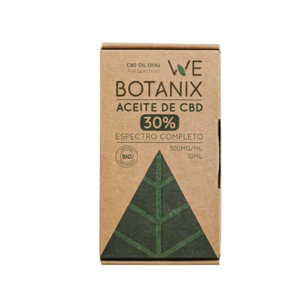 Huile CBD 30% BIO 10ml WeBotanix : Issu de chanvre biologique et 99% d'agriculture biologique