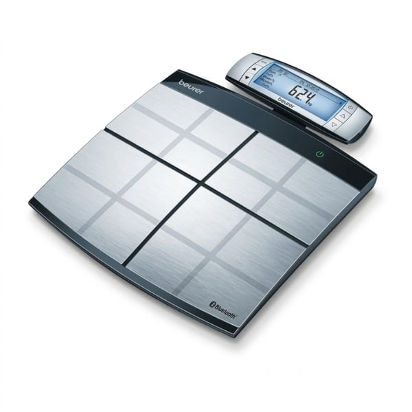 Balance diagnostique professionnelle Beurer BF-105 avec 8 électrodes, écran amovible et Bluetooth