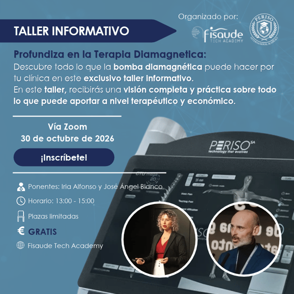 ATELIER D'INFORMATION : Approfondissez vos connaissances sur la thérapie diamagnétique. Présentation complète et pratique de ses avantages thérapeutiques et économiques – VIA ZOOM – 30 octobre 2026