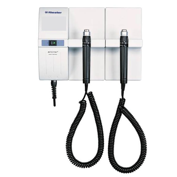 Unité de diagnostic murale Riester ri-former deux poignées 3,5 V / 230 V, sans horloge