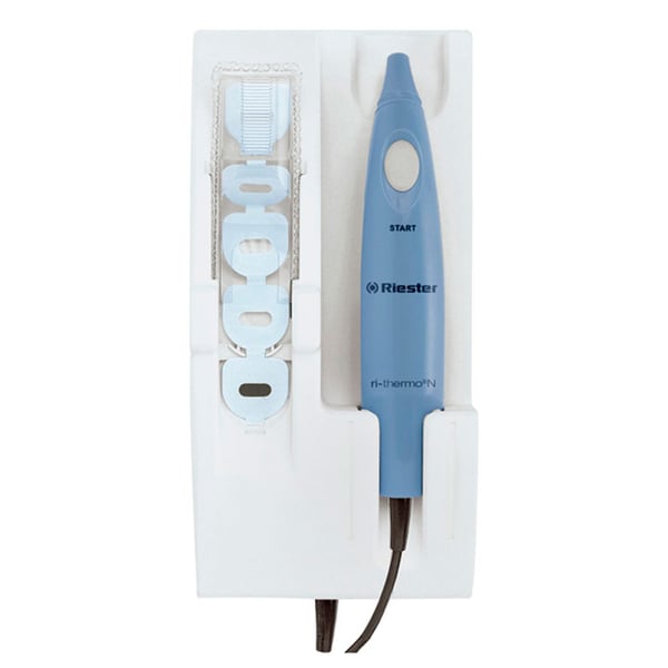 Module d'extension ri-thermo N avec fixation murale et dispositif anti-vol pour l'équipement de diagnostic mur ri-ancien Riester