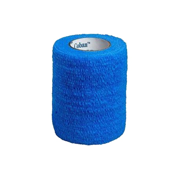 Pansement cohésif 3M™ Coban™ : bleu, 5 cm x 4,5 m