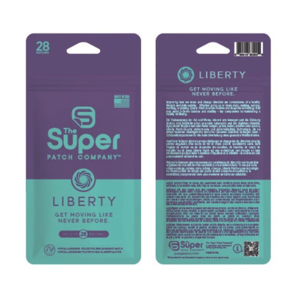 Patch Liberty Super Patch - Paquet de 30 patchs : Technologie non invasive et sans médicament qui améliore l'équilibre et la stabilité.