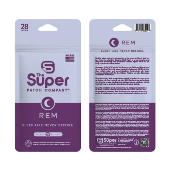 REM Super Patch - Pack de 28 patchs : technologie vibrotactile non invasive et sans médicament qui peut favoriser un cycle de sommeil équilibré