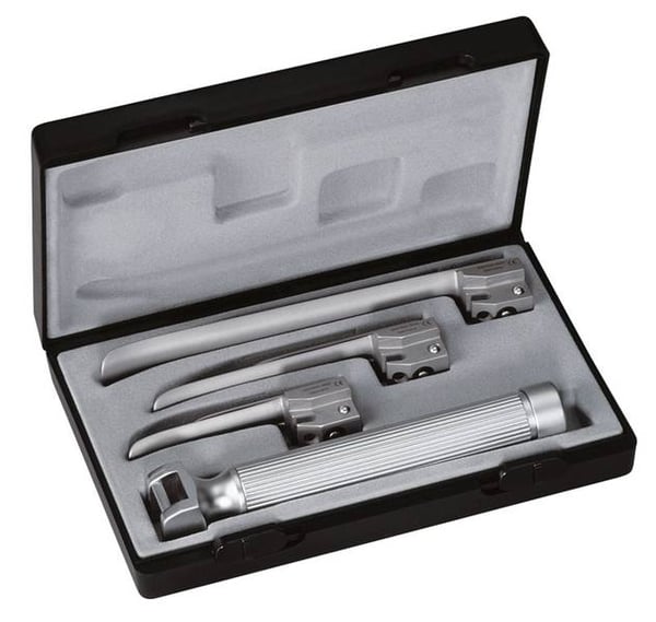 Laryngoscope Riester Ri - Standard Miller bébé 2.7 V, batteries Mango C, pas Palas. 0, 1, 2