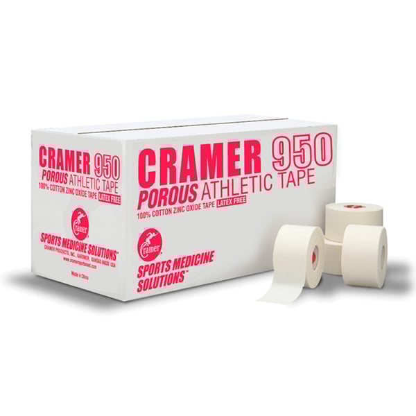 Bande adhésive inélastique Cramer Tape 950 3,8 cm x 13,5 m (boîte de 32 unités)