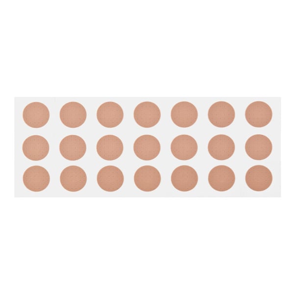 Adhésif plastique circulaire pour punaises 12 mm (500 unités)