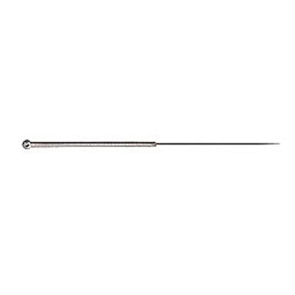 Aiguilles Acupuncture avec manche en argent avec tête ronde sans guide Zenlong 0,25X25 mm