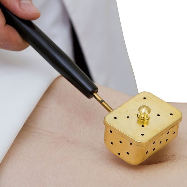 Applicateur de poudre Moxa (couleur bronze)