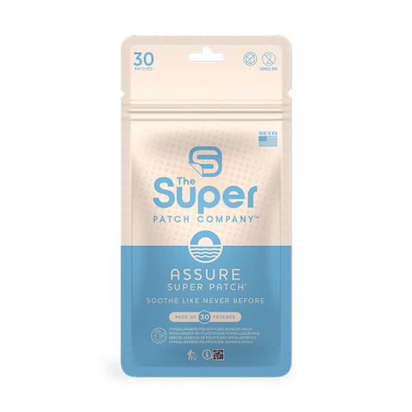 Assure Super Patch - Paquet de 30 patchs. Technologie vibrotactique VTT 2.0 pour aider à réduire les nausées et le mal des transports.