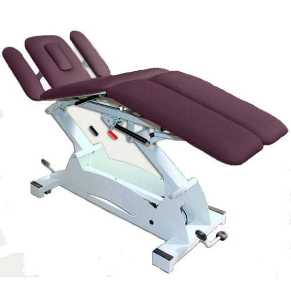 Civière hydraulique six corps Kinefis Supreme 194 x 70 cm avec roues escamotables