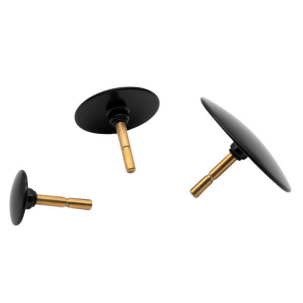 Kit de 3 électrodes convexes capacitives