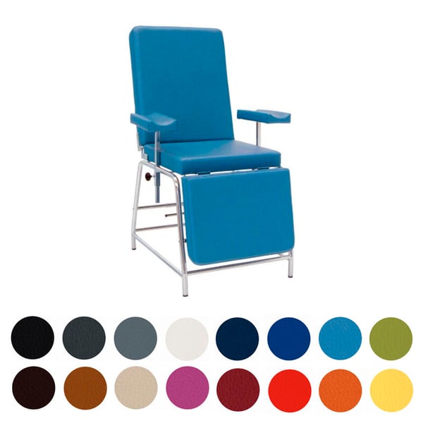 Fauteuil articulé Kinefis en acier chromé (couleurs disponibles)