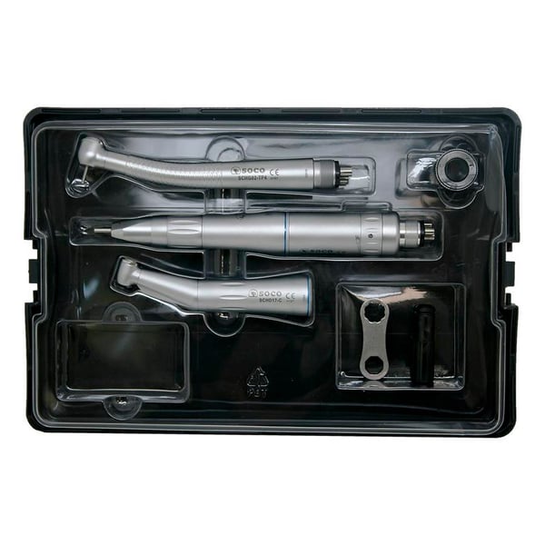 Boitier Technoflux II : turbine bouton titan +micromoteur+ac+pm