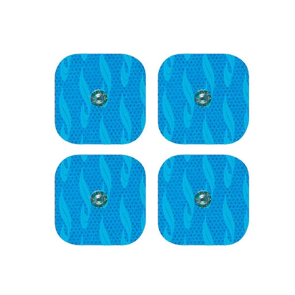 Électrodes adhésives à pression 50 mm x 50 mm New Age