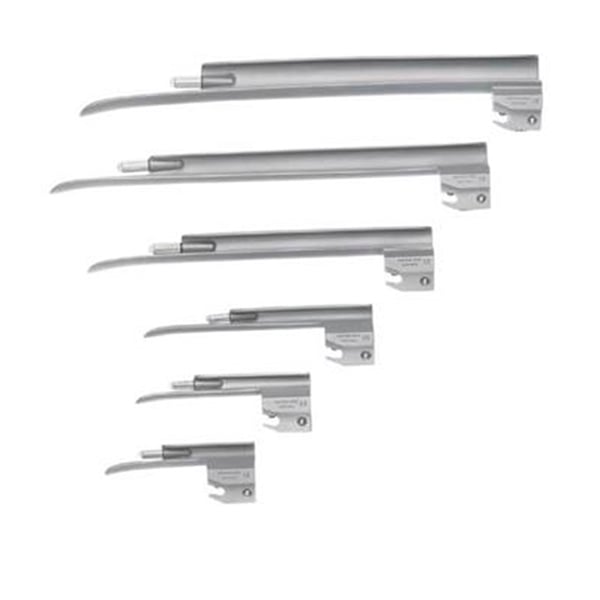 Spatule de laryngoscope Riester ri-standard avec lampe à vide sans F.O. 2.7V Meunier