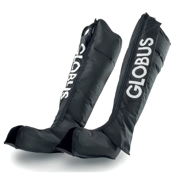 Système de pressothérapie Globus PressCare G280 avec zone intelligente, batterie et bottes à 5 chambres