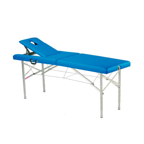 Table pliante en aluminium, 2 parties et hauteur réglable Kinefis Mosa 182 x 62