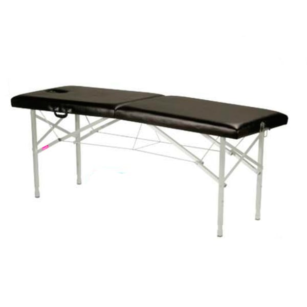 Table pliante en aluminium, 2 parties et hauteur réglable Kinefis Mosela 182 x 62