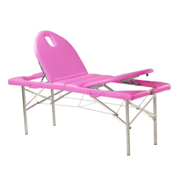 Table pliante en aluminium, 2 parties et hauteur réglable Kinefis Niemen 182 x 70