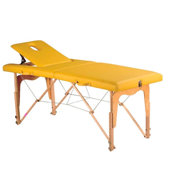Table pliante en bois, 2 parties et hauteur réglable Kinefis Doubs 182 x 70