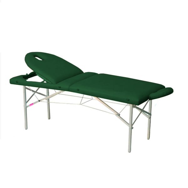 Table pliante en aluminium, 2 parties et têtes rabattables Kinefis Turia 182 x 70