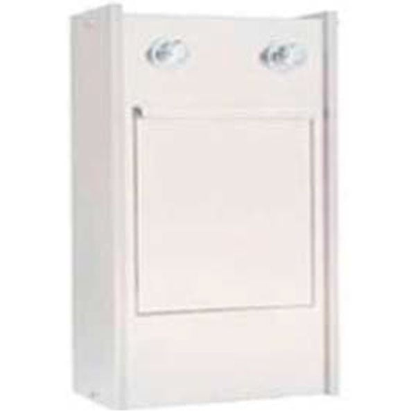 Lavacuñas vu Cuba en acier inoxydable avec robinets manuels, cales d'appui à l'intérieur (45X30X75 cm)