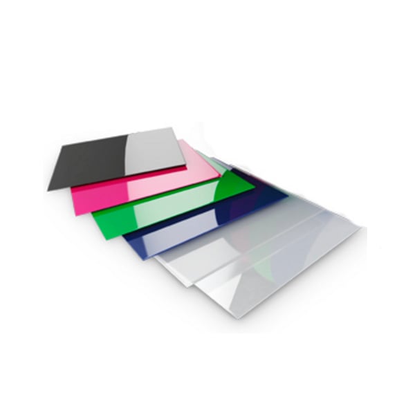 1 mm plaque de verre carrée CX5 rigide