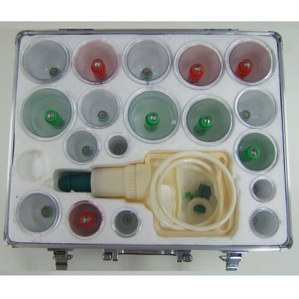 Mallette de ventouses (18 ventouses + pistolet)