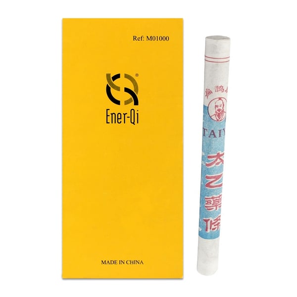 Moxa pur mélangé avec de la fumée Tai yi Ener-Qi (10 unités) : Idéal pour la moxibustion indirecte