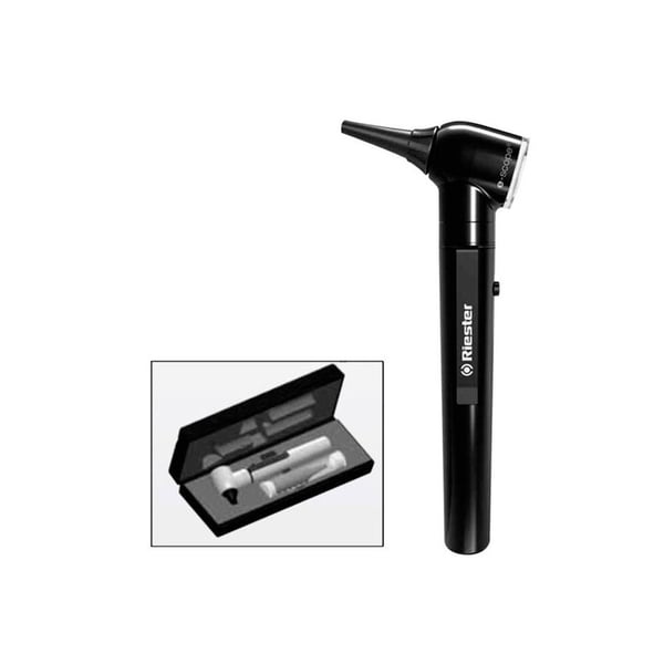 Otoscope Riester e-scope Fiber Optic LED 3.7V en mallette (deux couleurs disponibles)