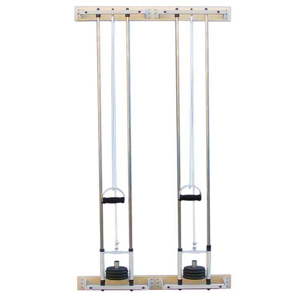 Poulie murale à deux corps