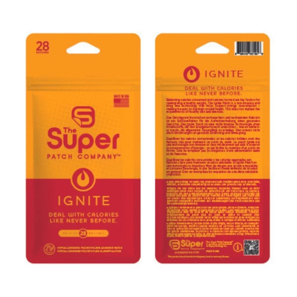 Patchs Ignite Super Patch - Boîte de 28 patchs : Stimulation vibrotactique qui aide à maintenir un poids santé