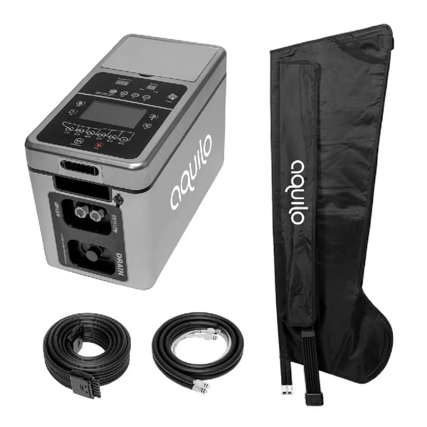 Système Aquilo Sports CCT1500 avec bottes de cryothérapie et compression pneumatique pour la récupération musculaire