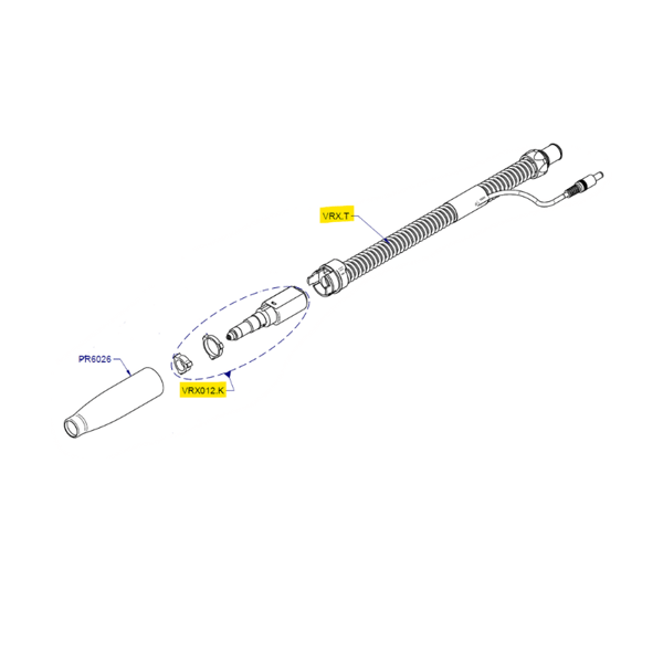 Groupe interne - Accessoire pièce à main pour micromoteur avec aspiration Kinefis Vortix à 40 000 tr/min