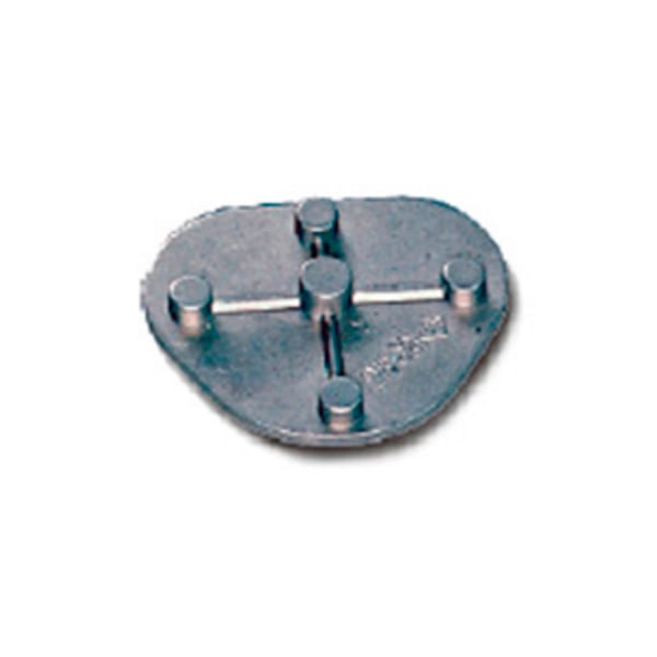 Plaque métallique vis de montage de fixation (10 paires)