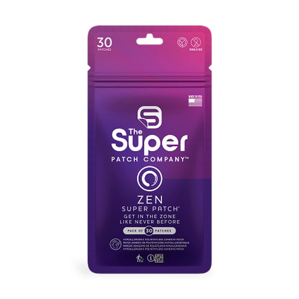 Zen Super Patch - Lot de 30 patchs. Technologie vibrotactique VTT 2.0 pour le calme, la concentration et le bien-être mental.