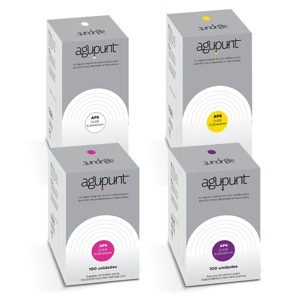 Aiguilles de physiothérapie pour Dry Needling Agu-punt APS Click : conçues pour être appliquées d'une seule main