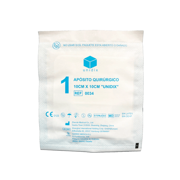 Pansement chirurgical stérile Unidix 10 cm x 10 cm (50 unités)