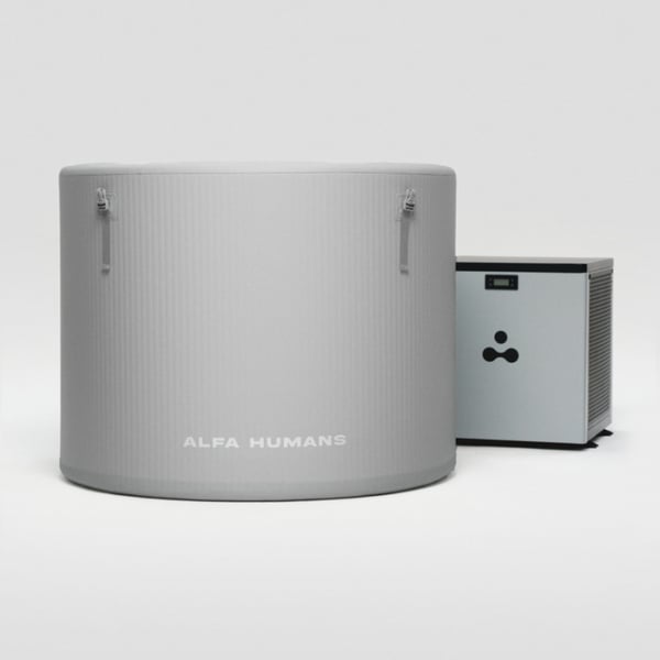 Bain de cryothérapie circulaire Alfa Pod – Avec refroidisseur Inverter de 1,5 CV (3 °C à 40 °C)
