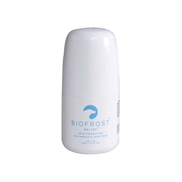 Biofrost Relief Roll on 75ml : Gel froid haute performance qui garantit un soulagement de la douleur