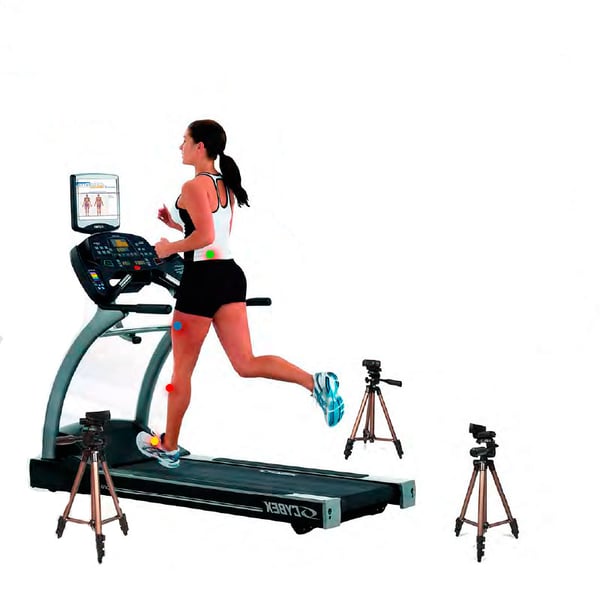 Plateforme d'analyse du mouvement Bioval Systems avec 4 capteurs