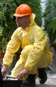 Combinaison de protection classe III. Jaune