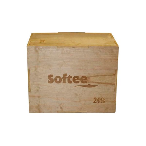 Caisse pliométrique multisaut pour trois hauteurs différentes : 50, 60 et 75 cm